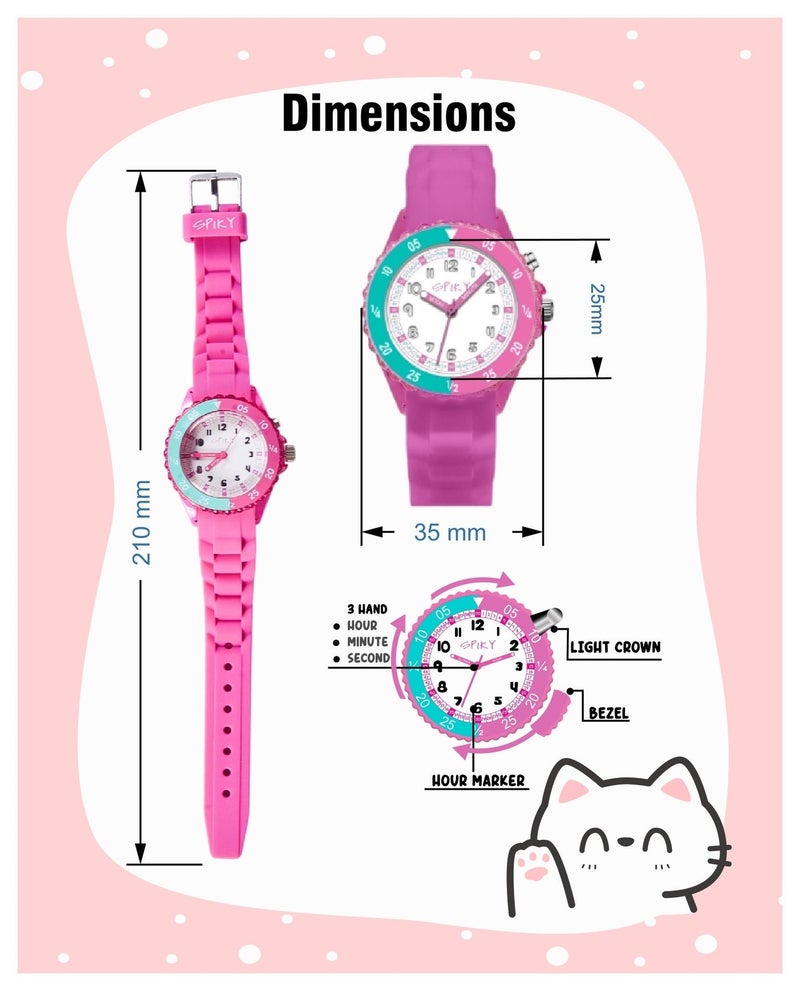 SPIKY Stylish Round Sports Analog Kids Watch - Image 2